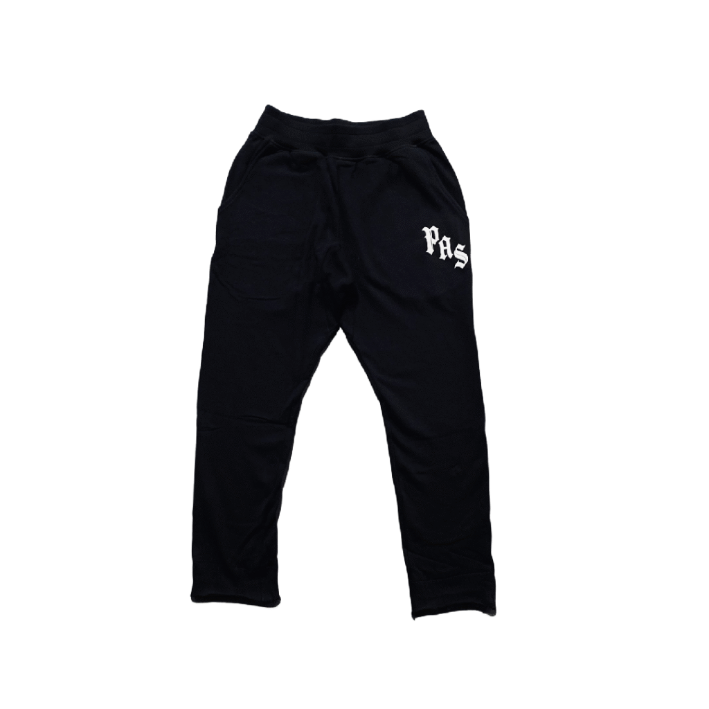 GOTHIC RAW HEM SWEATPANTS