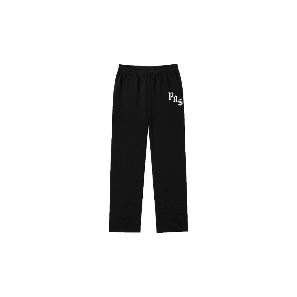 GOTHIC RAW HEM SWEATPANTS