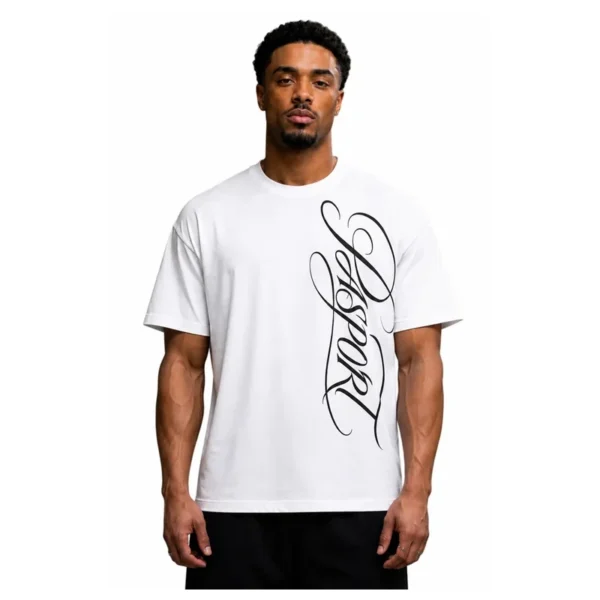 CURSIVE OVERSIZED TEE