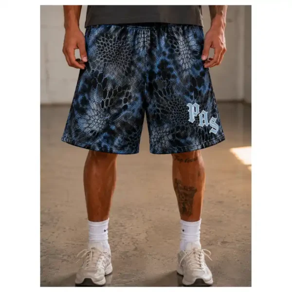 LEOPARD MESH SHORTS