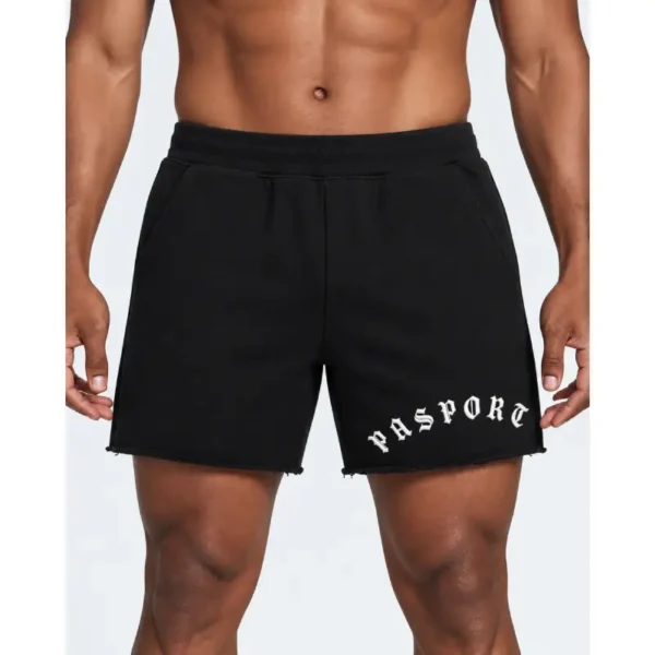 RAW HEM GOTHIC SWEATSHORTS