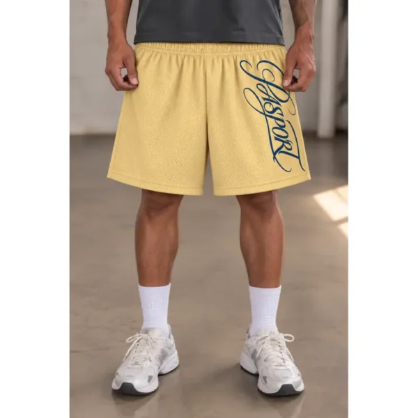 CURSIVE MESH SHORTS
