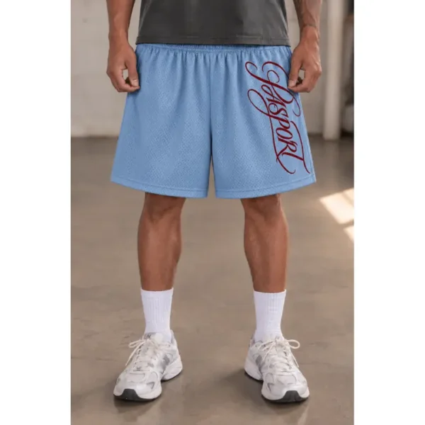 CURSIVE MESH SHORTS