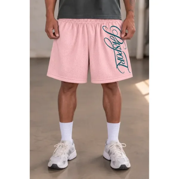 CURSIVE MESH SHORTS
