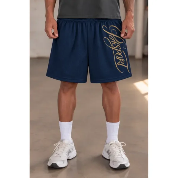 CURSIVE MESH SHORTS