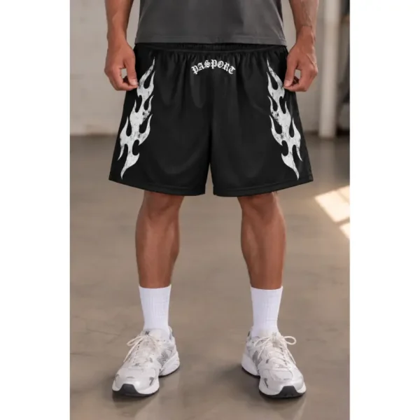 GOTHIC MESH SHORTS
